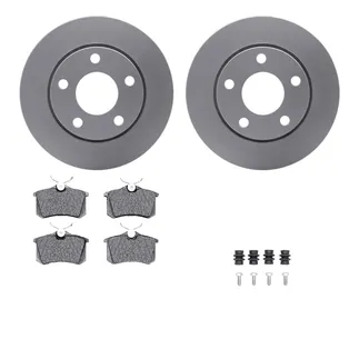 R1 Concepts WDUH1-73096 Carbon Series Brake Rotors W/ 5000 Oep Brake Pads & Hdw